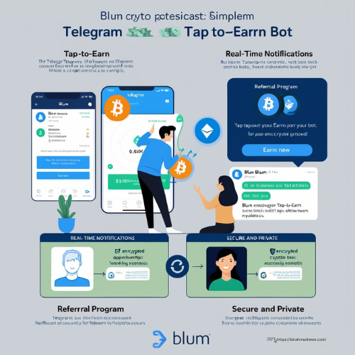 Blum tap-to-Earn Bot Features